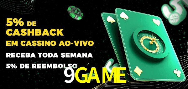 Promoções do cassino ao Vivo 9GAME